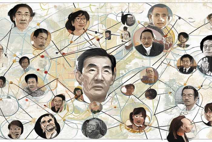 鲁迅青年人际关系图；鲁迅的人际关系图