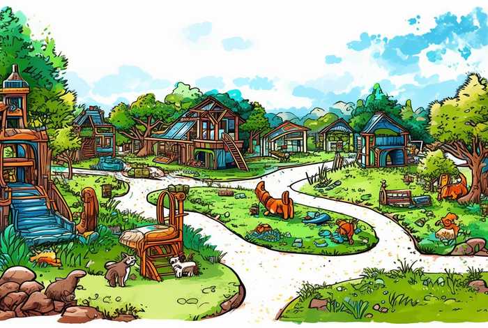 宠物乐园设计平面图,宠物乐园设计平面图手绘 宠物乐园设计平面图,宠物乐园设计平面图手绘