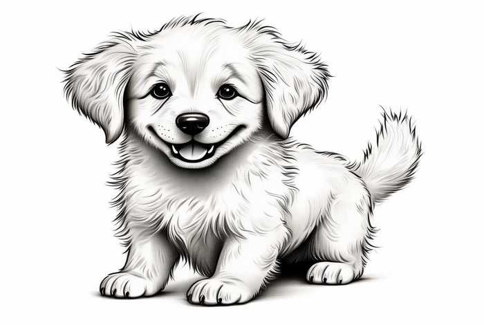 可爱宠物狗图片（可爱宠物狗图片简笔画）