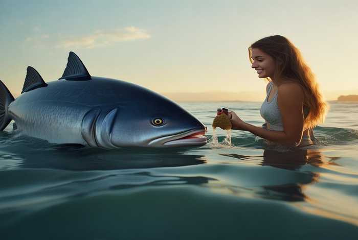 女子喂500斤大鱼当宠物卖了 女子买了条17斤重的大鱼