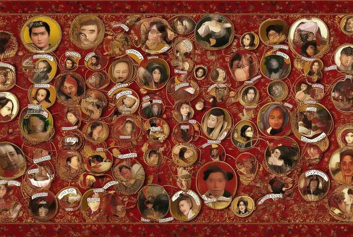 红楼梦人际关系图和相关事件；红楼梦人际关系图示