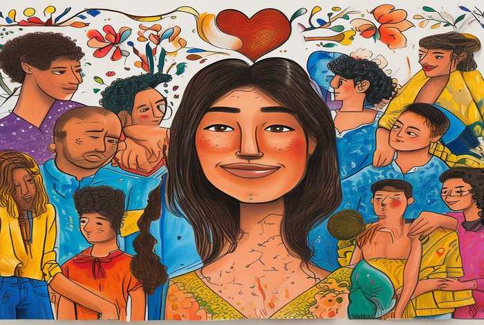 心理人际关系海报手绘图（心理人际关系海报手绘图片）