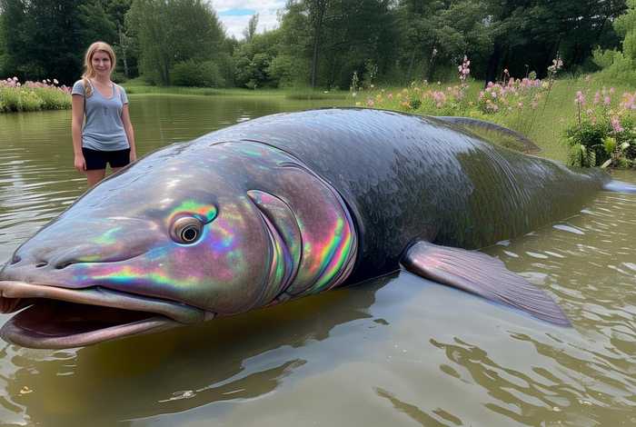 女子养500斤大鱼当宠物原视频 - 五百斤大鱼