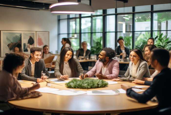 人际关系好,工作结构简单的环境宜采用；在人际关系好,工作结构简单的环境中