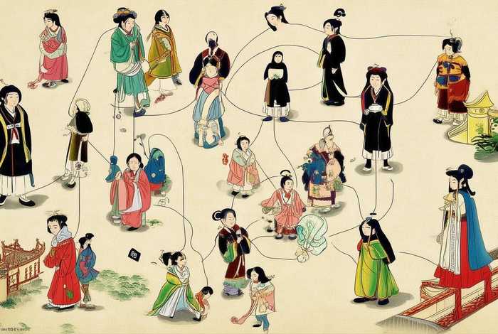 红楼梦人际关系图示，红楼梦人际关系图示图片