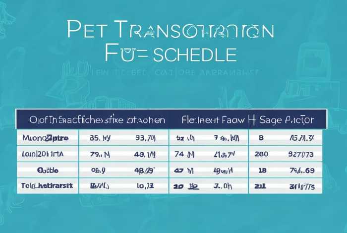 宠物专车托运收费标准；宠物专车托运收费标准表