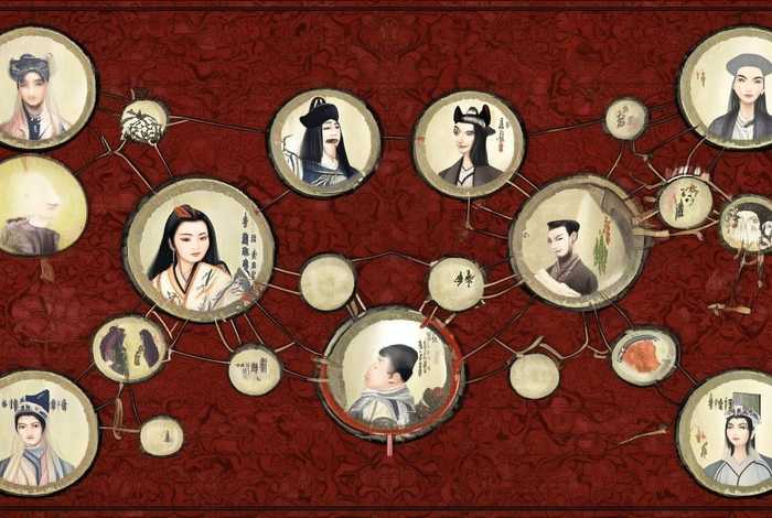 红楼梦人物关系结构图（红楼梦人物关系结构图简图）