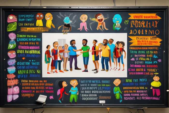 如何处理好人际关系的黑板报 - 如何处理人际关系手抄报