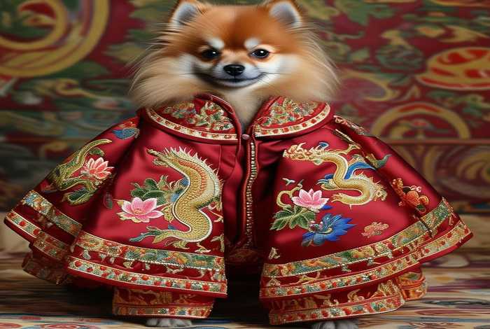 宠物中国风礼服春秋款 中国宠物服装品牌 宠物中国风礼服春秋款 中国宠物服装品牌