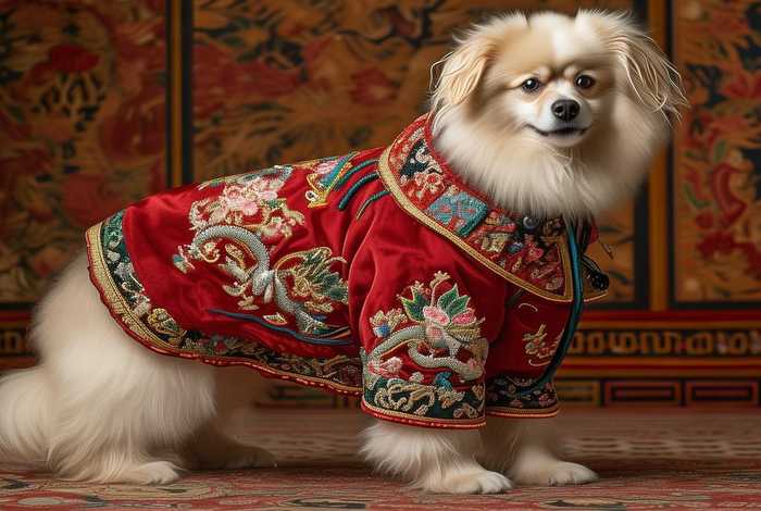 宠物中国风礼服春秋款 中国宠物服装品牌 宠物中国风礼服春秋款 中国宠物服装品牌