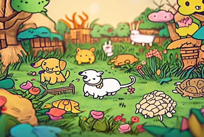 宠物乐园英语（宠物乐园英语简笔画图片）