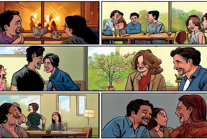 理想中的人际关系六格漫画；你心中理想的人际关系模式是什么样的