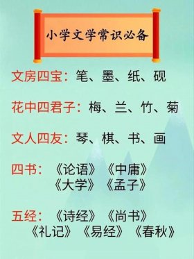 国学知识内容包括有哪些 600个国学常识