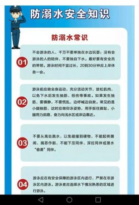 游泳小知识游泳安全小常识、游泳安全六不准