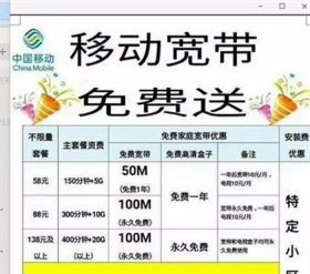 宽带知识大全及解释 移动宽带电话多少