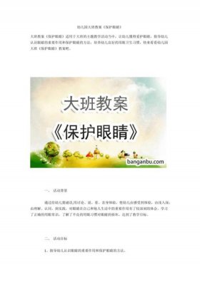 小学生安全教育教案10篇 安全教案《保护眼睛》