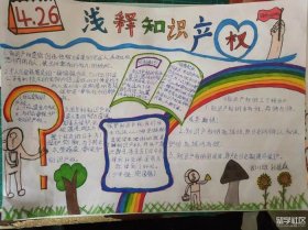 知识产权图片素材、知识产权手抄报小学生