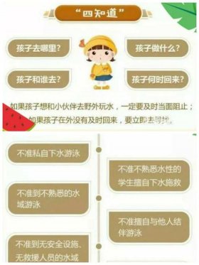 儿童需要知道的常识，安全小常识