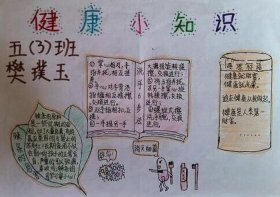 一年级日常生活常识手抄报内容 健康手抄报内容