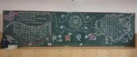 关于安全教育的黑板报；安全教育主题黑板报