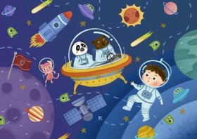 少儿太空科普小知识视频 太空动画片