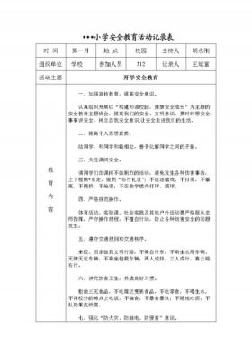 小学安全教育知识简短、小学安全教育记录100篇