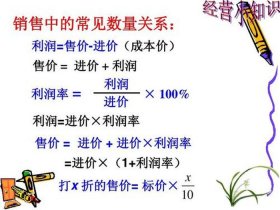 最基本的成本计算方法是、求成本价的公式是什么