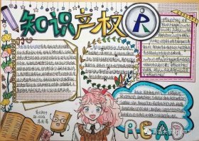 知识产权宣传画报 知识产权的手抄报怎么画