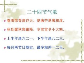 有趣的知识科普24节气 - 24节气都有什么