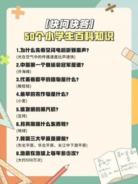 百科常识视频 中国常识知识大全