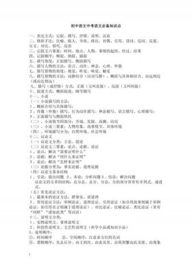 初中语文知识大全书本推荐 初中语文常识知识大全