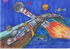 中国航天知识儿童科普，儿童航天梦想画图片