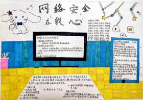 关于网络安全的知识内容手抄报，网络安全手抄报 小学
