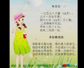 数学小知识简短，数学顺口溜