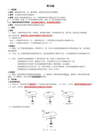 简单的科普知识点，九年级物理知识点