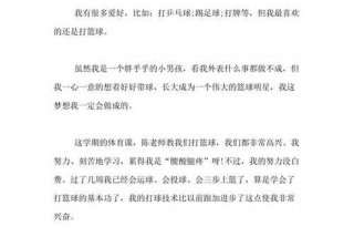 学习打篮球作文 - 学打篮球作文600字作文