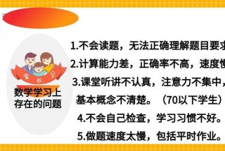 学习存在问题具体表现
