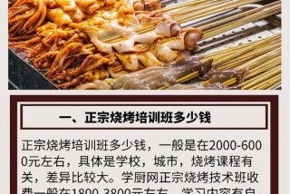 烧烤学校培训哪个最好，好的烧烤培训学校