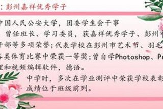 学习委员任职描述