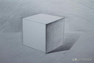 素描零基础教学，素描零基础教学正方体