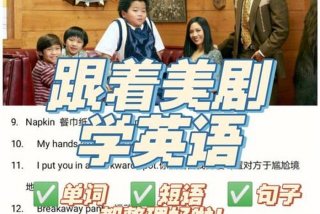英语电视剧学英语，英语电视剧学英语口语
