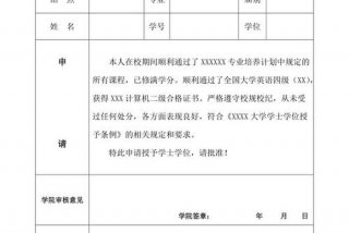 考学申请书；考学申请书 士官学校