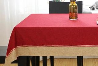 红色学习桌（红色桌布图片）