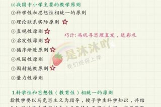 发现学习教学；发现教学的四个原则