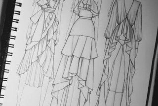 服装设计学习画画，服装设计,画画