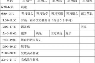 年度学习计划安排时间表、学年度计划怎么写