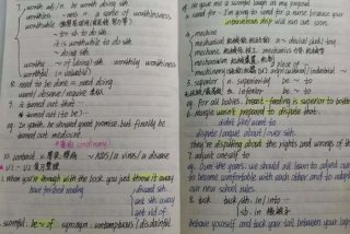 大一英语笔记整理，大一英语笔记图片高清