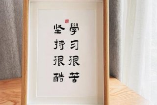 学习辛苦坚持很酷