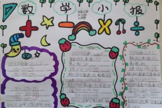 数学目标计划 数学目标计划手抄报
