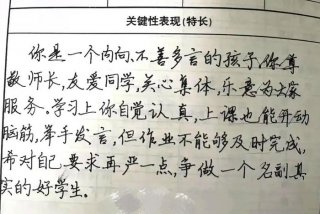 对学习的评语、对学生的评语